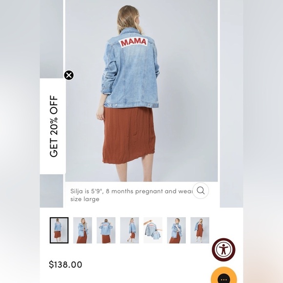 Ingrid & Isabel Jackets & Blazers - Ingrid & Isabel Light Blue Jean Jacket